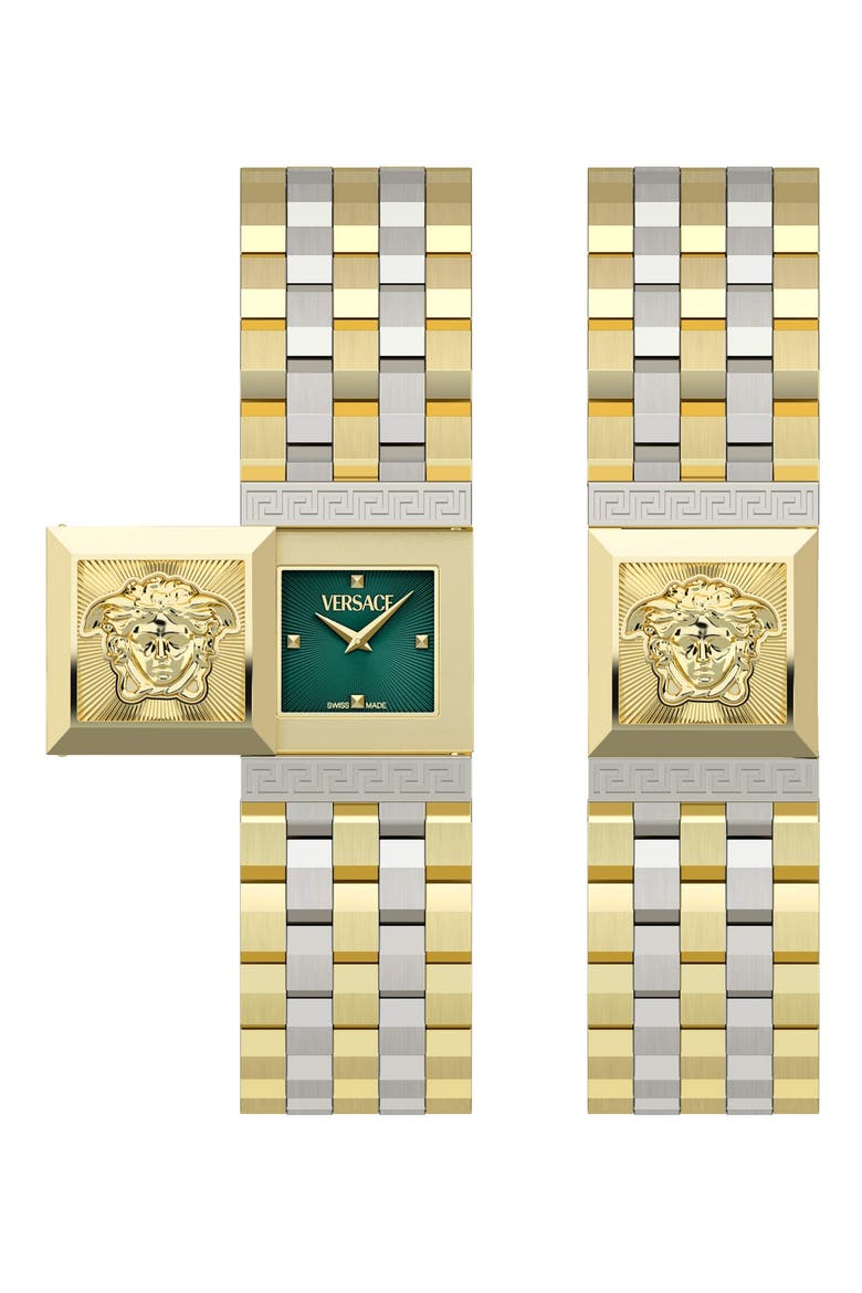 Reveal Two-Tone Bracelet Watch, 18mm x 25mm, Main, color, TWO TONE