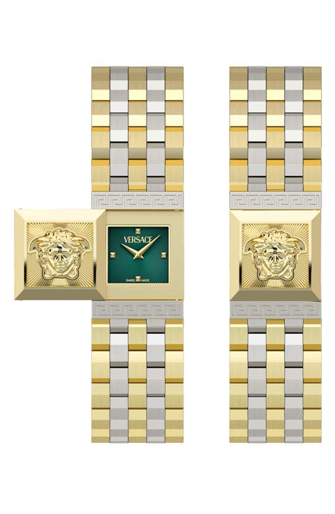 Reveal Two-Tone Bracelet Watch, 18mm x 25mm
