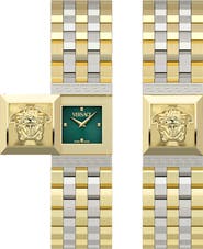 Versace Reveal Two-Tone Bracelet Watch, 18mm x 25mm