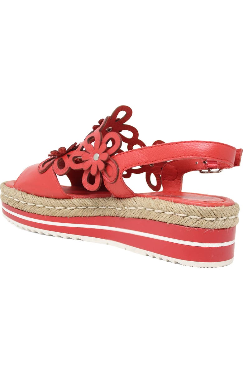 DJANGO AND JULIETTE Aldo Wedge Sandal, Alternate, color, Red Leather
