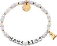 Little Words Project Mama Bear Beaded Stretch Bracelet