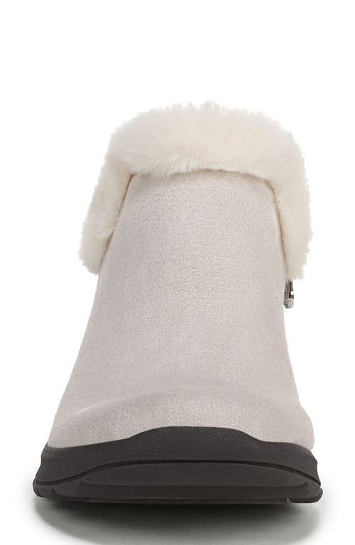 Lifestride Greatness Faux Fur Trim Bootie In Gray