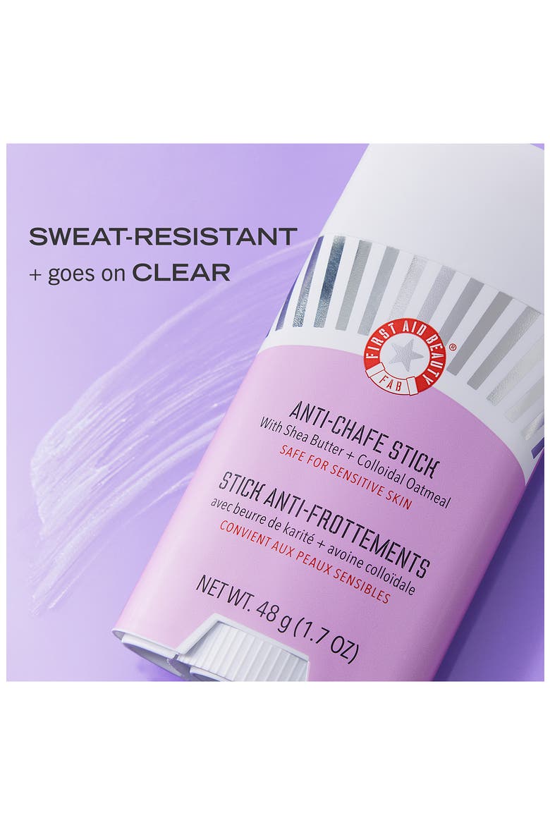 Anti-Chafe Stick with Shea Butter + Colloidal Oatmeal, Alternate, color, NO COLOR