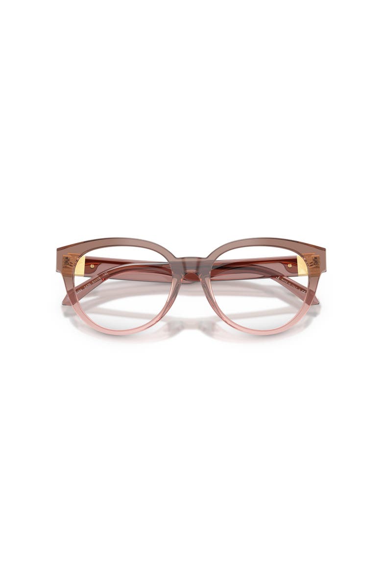 53mm Round optical glasses, Alternate, color, Brown