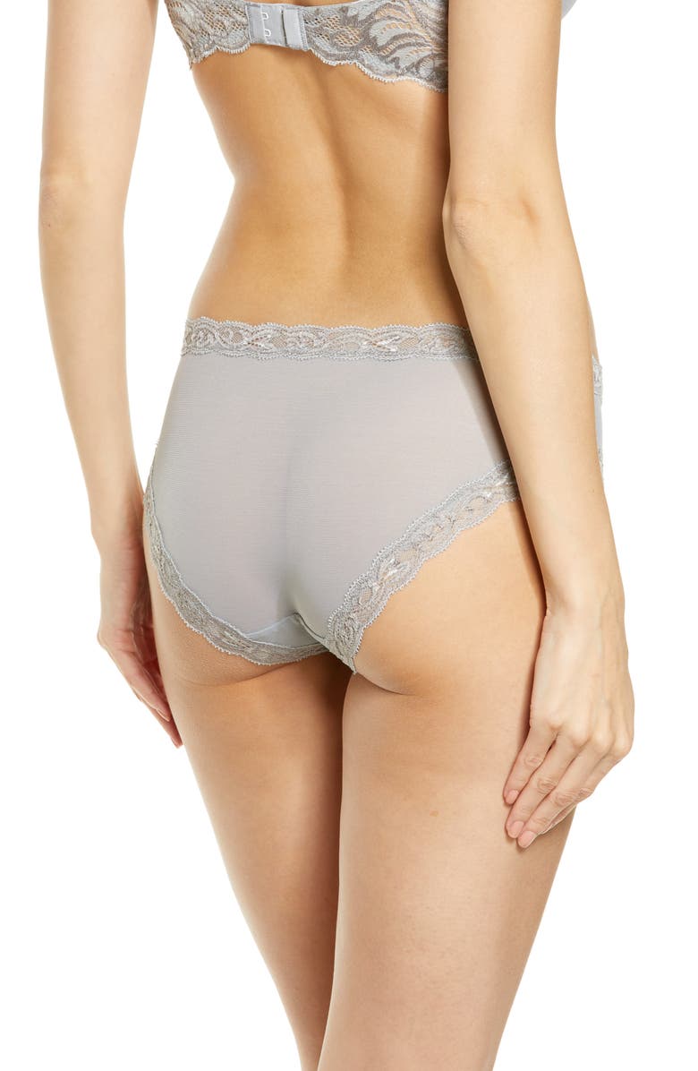 Natori Feathers Hipster Briefs, Alternate, color, 