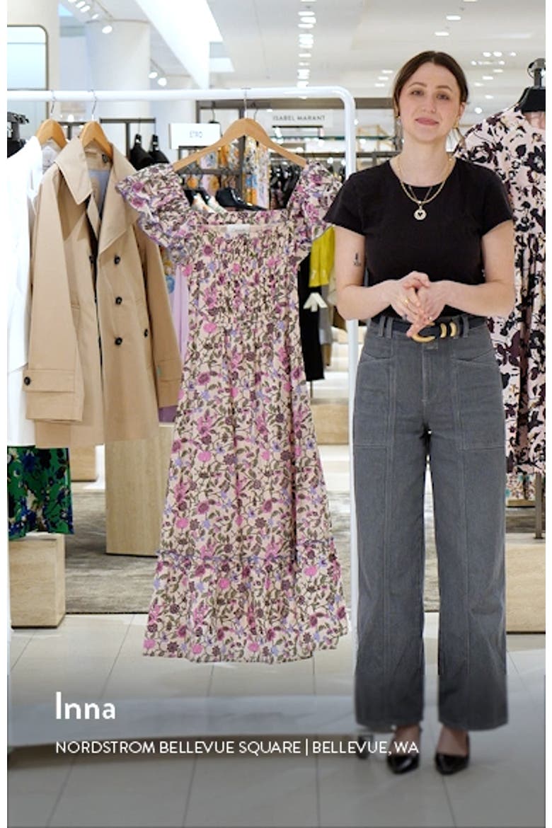 Anika Floral Organic Cotton Voile Maxi Dress video