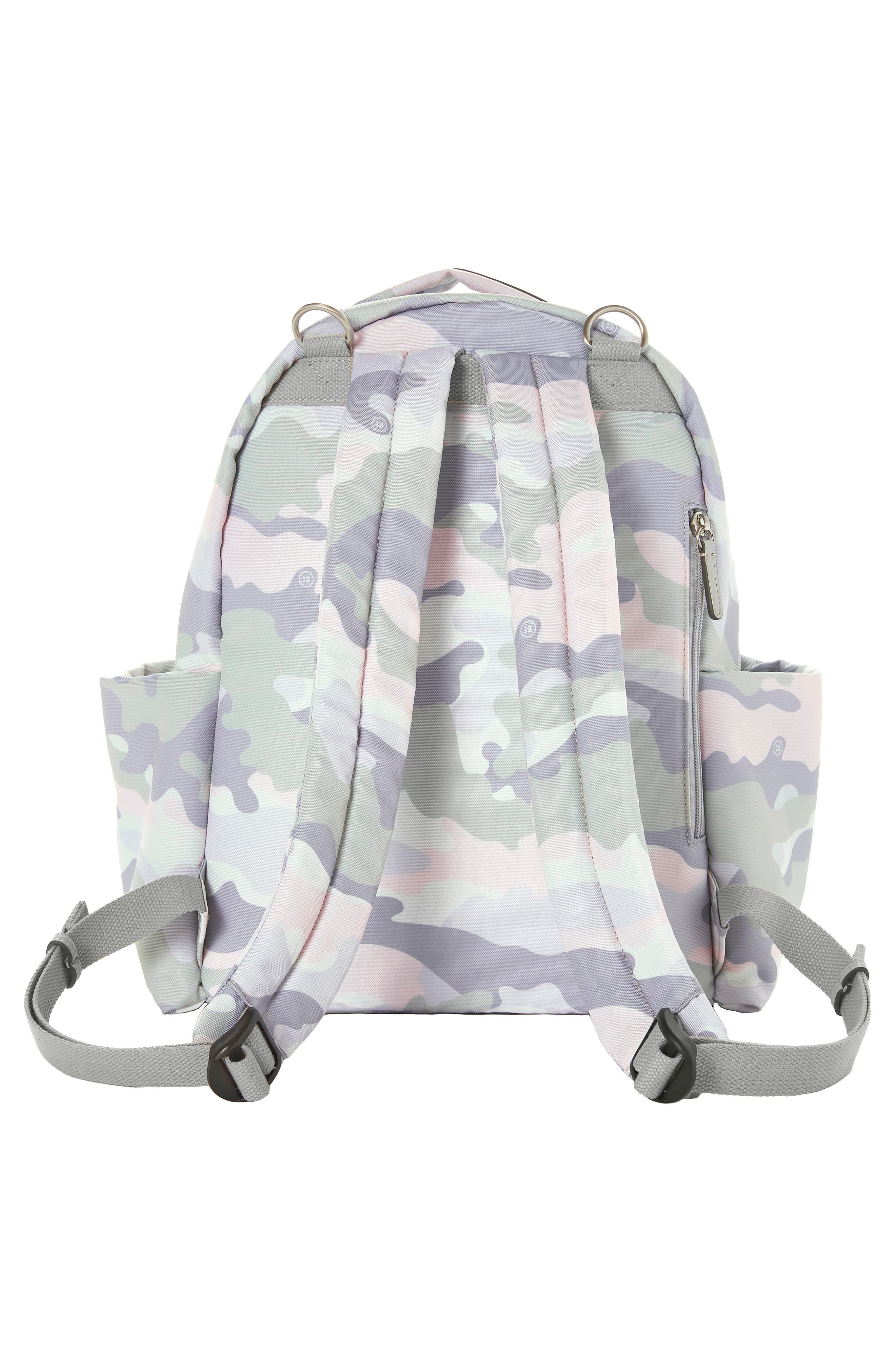 TWELVElittle Midi Go 3.0 Camo Print Water Resistant Diaper Backpack, Alternate, color, Blush Camo