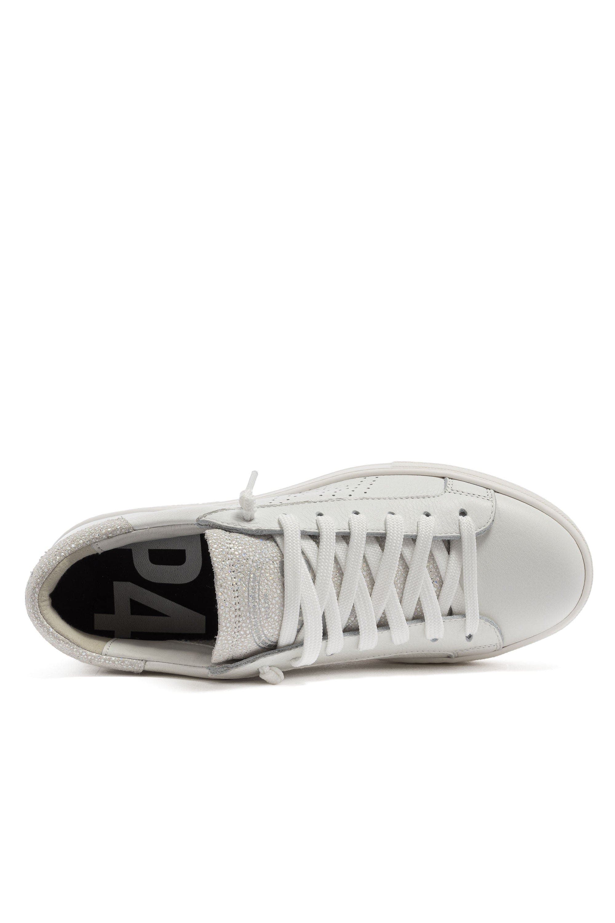 P448 Thea Platform Sneaker, Alternate, color, White/Metallic