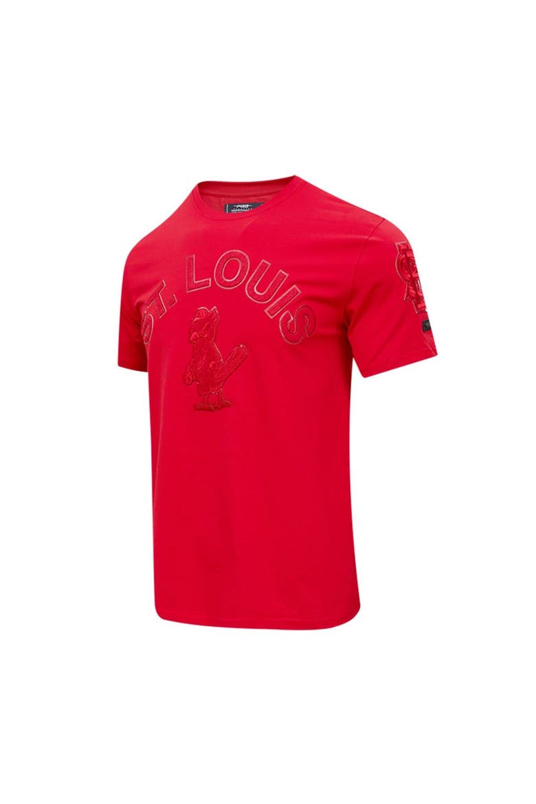 Men's Pro Standard St. Louis Cardinals Classic Triple Red T-Shirt, Alternate, color, Red