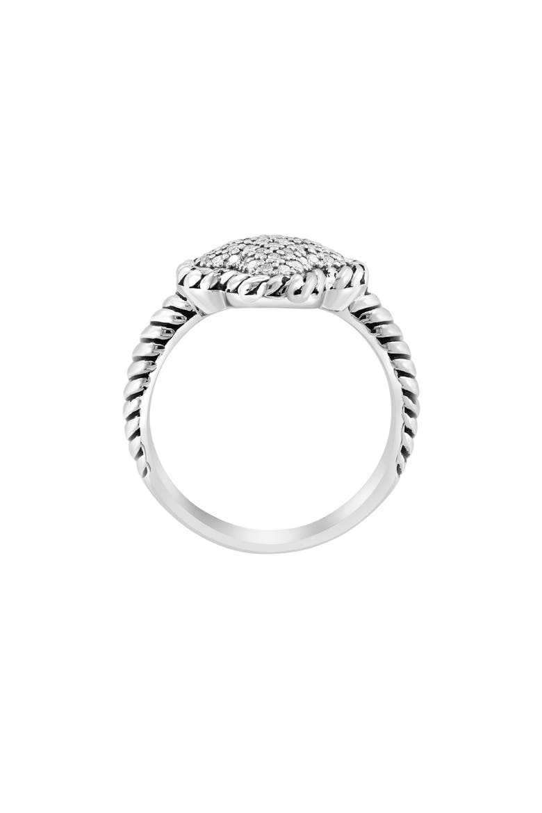 Sterling Silver Diamond Ring - 0.23ct., Alternate, color, SILVER