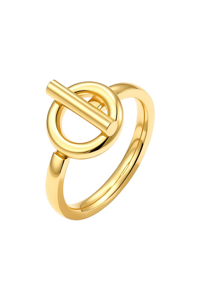 18k Gold Plate Statement Ring, Alternate, color, GOLD