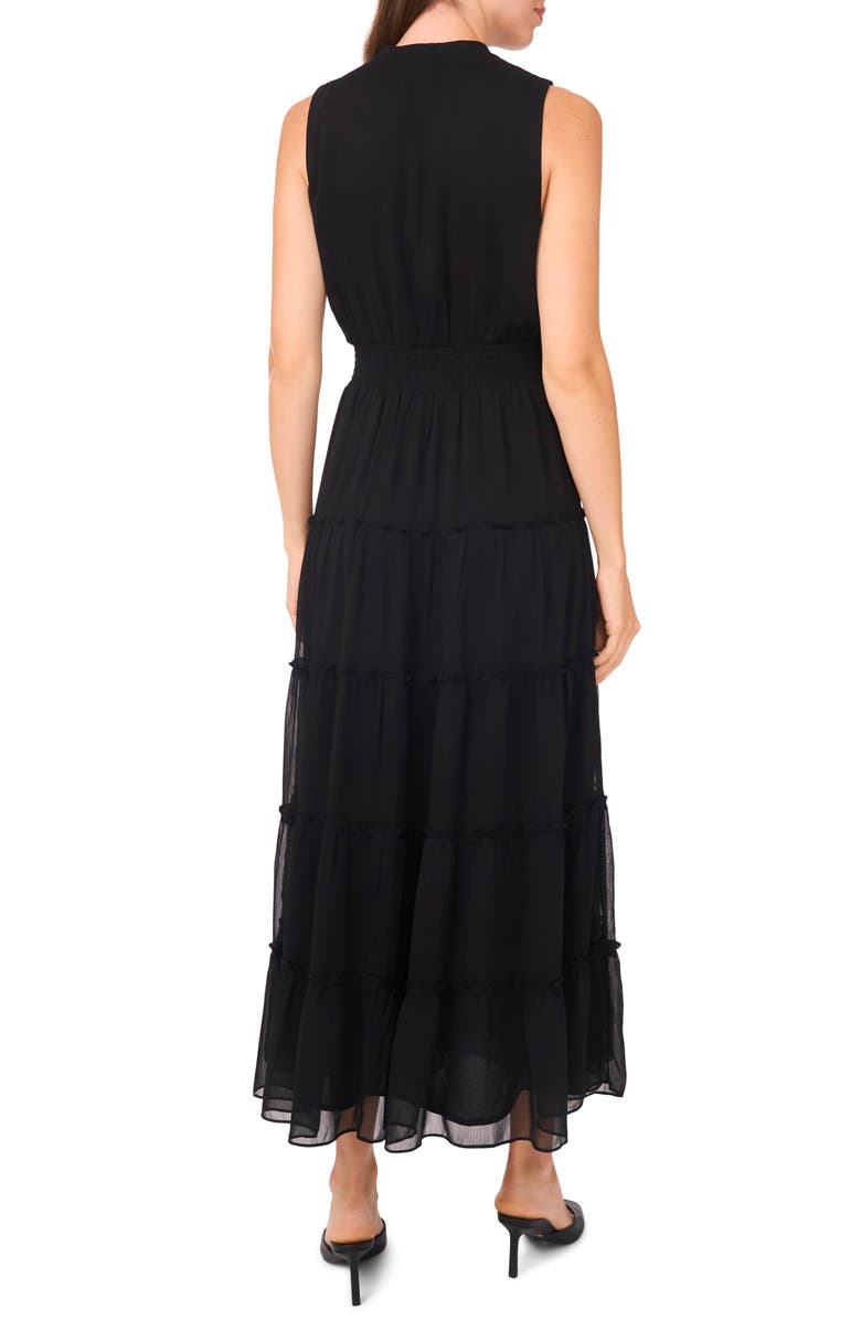 Halogen<sup>®</sup> Sleeveless Maxi Dress, Alternate, color, Rich Black