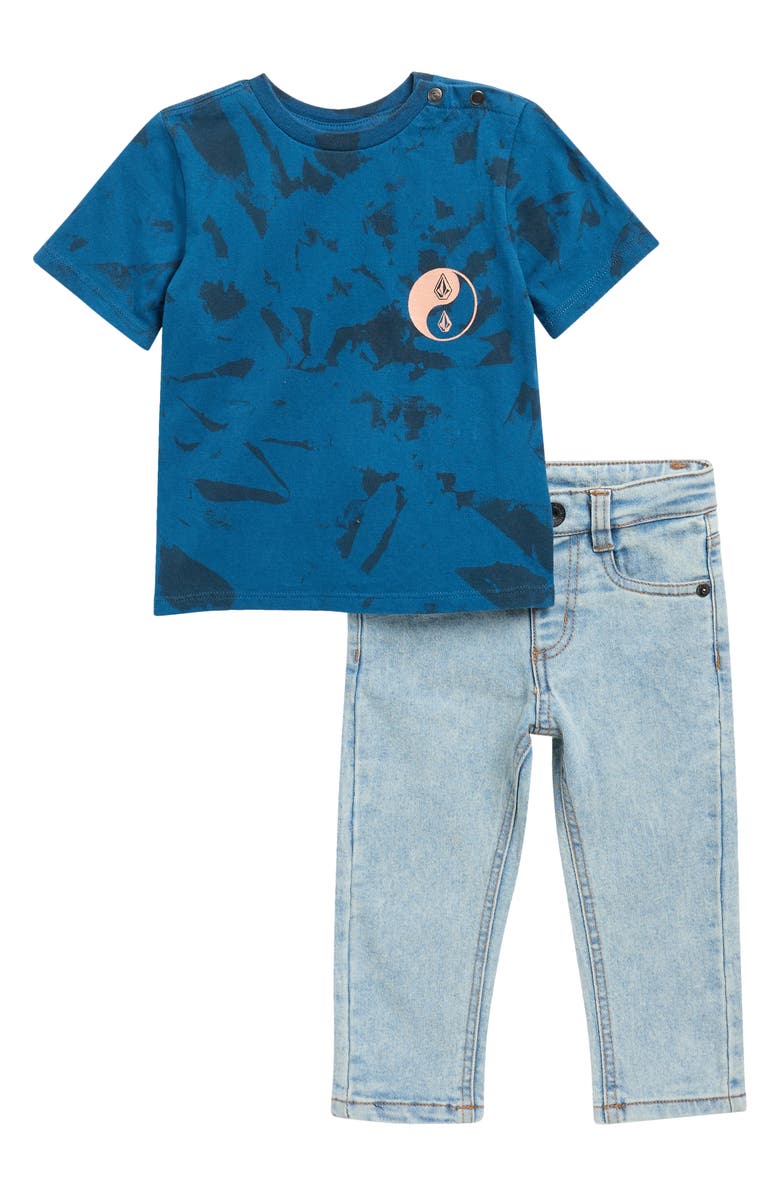 Volcom Graphic T-Shirt & Jeans Set, Main, color,