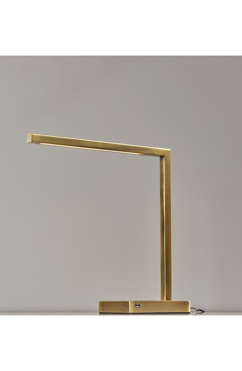 ADESSO LIGHTING Aidan Charge LED Desk Lamp, Alternate, color, 