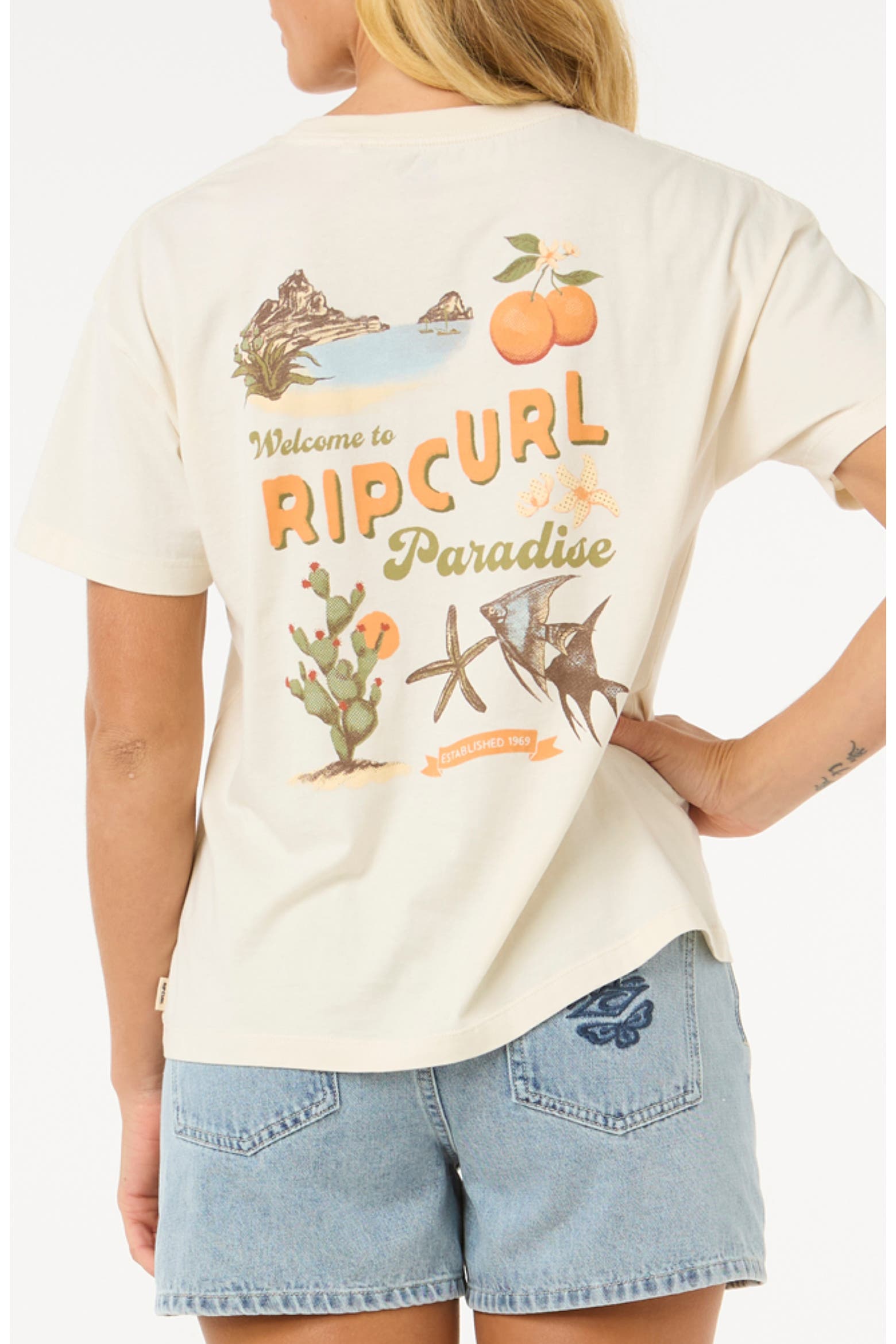 Db Curl Machine Rip Curl Cala Vadella Relaxed Graphic T-Shirt (Women) | Nordstrom