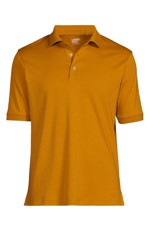 LANDS' END LANDS' END SHORT SLEEVE COTTON SUPIMA POLO SHIRT 