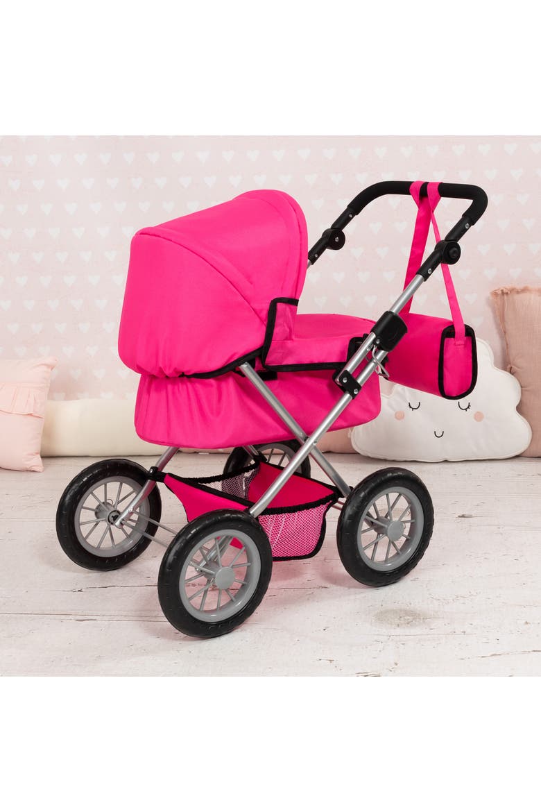 Trendy Pram, Fits Dolls Up To 18", Alternate, color, Multicolored