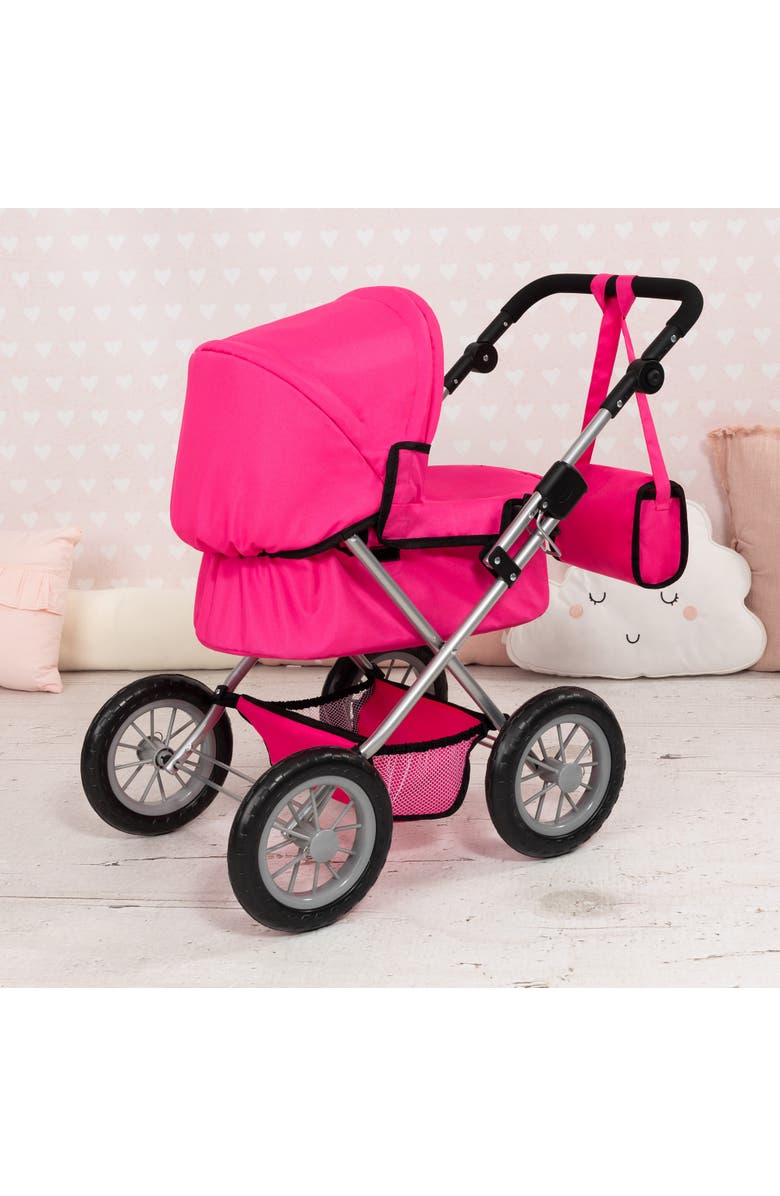 Bayer Design Trendy Pram, Fits Dolls Up To 18", Alternate, color, Multicolored