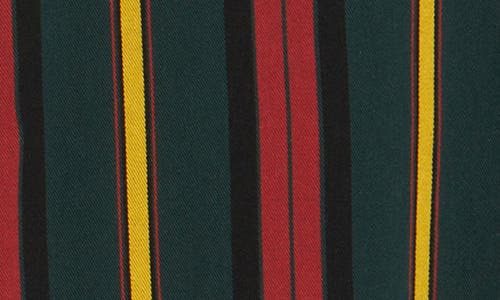 Carhartt Work In Progress Jarrell Stripe Short Sleeve Cotton Button-down Shirt In Jarrell Stripe/conifer