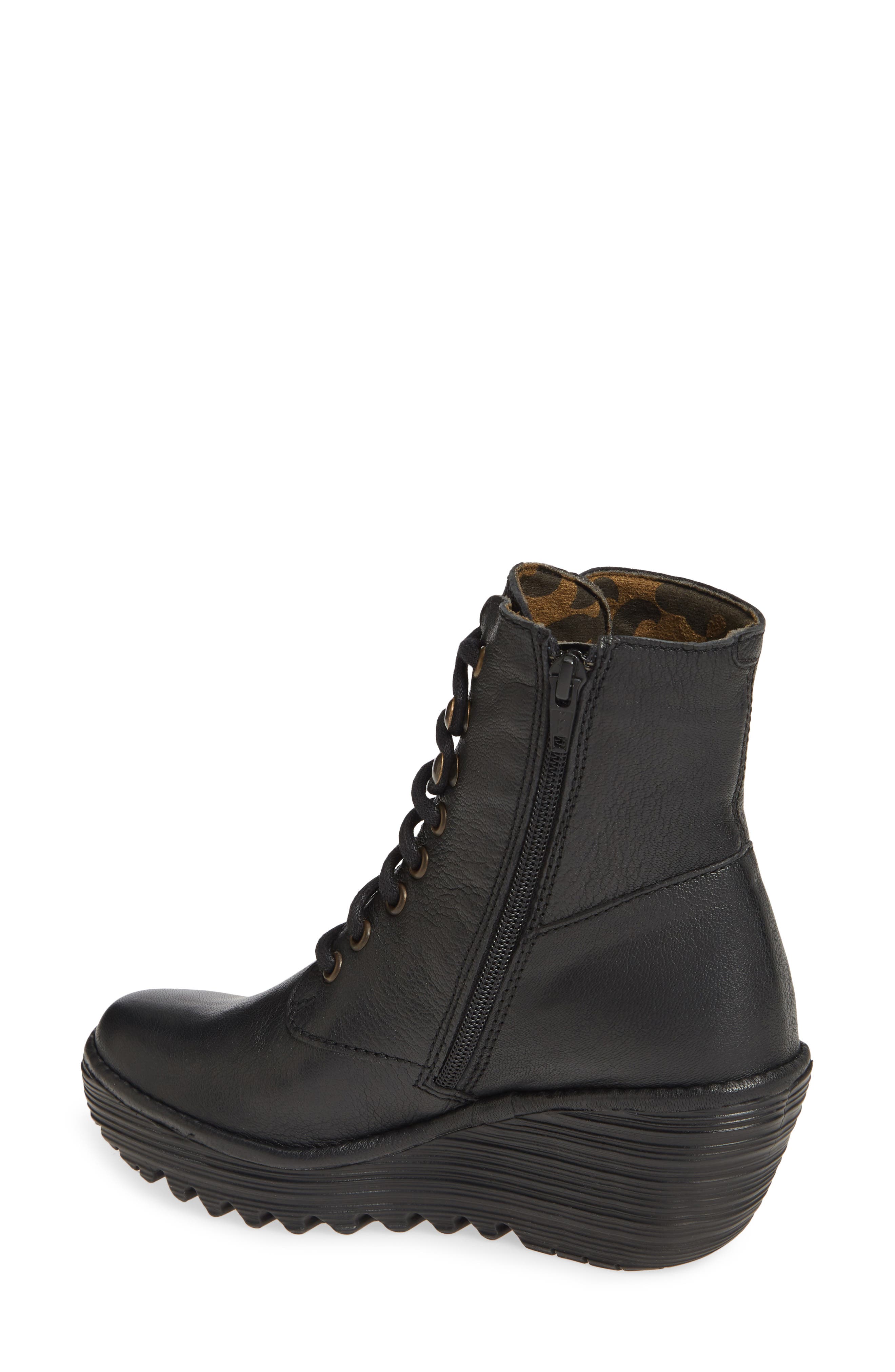 Fly London Ygot Wedge Bootie, Alternate, color, 