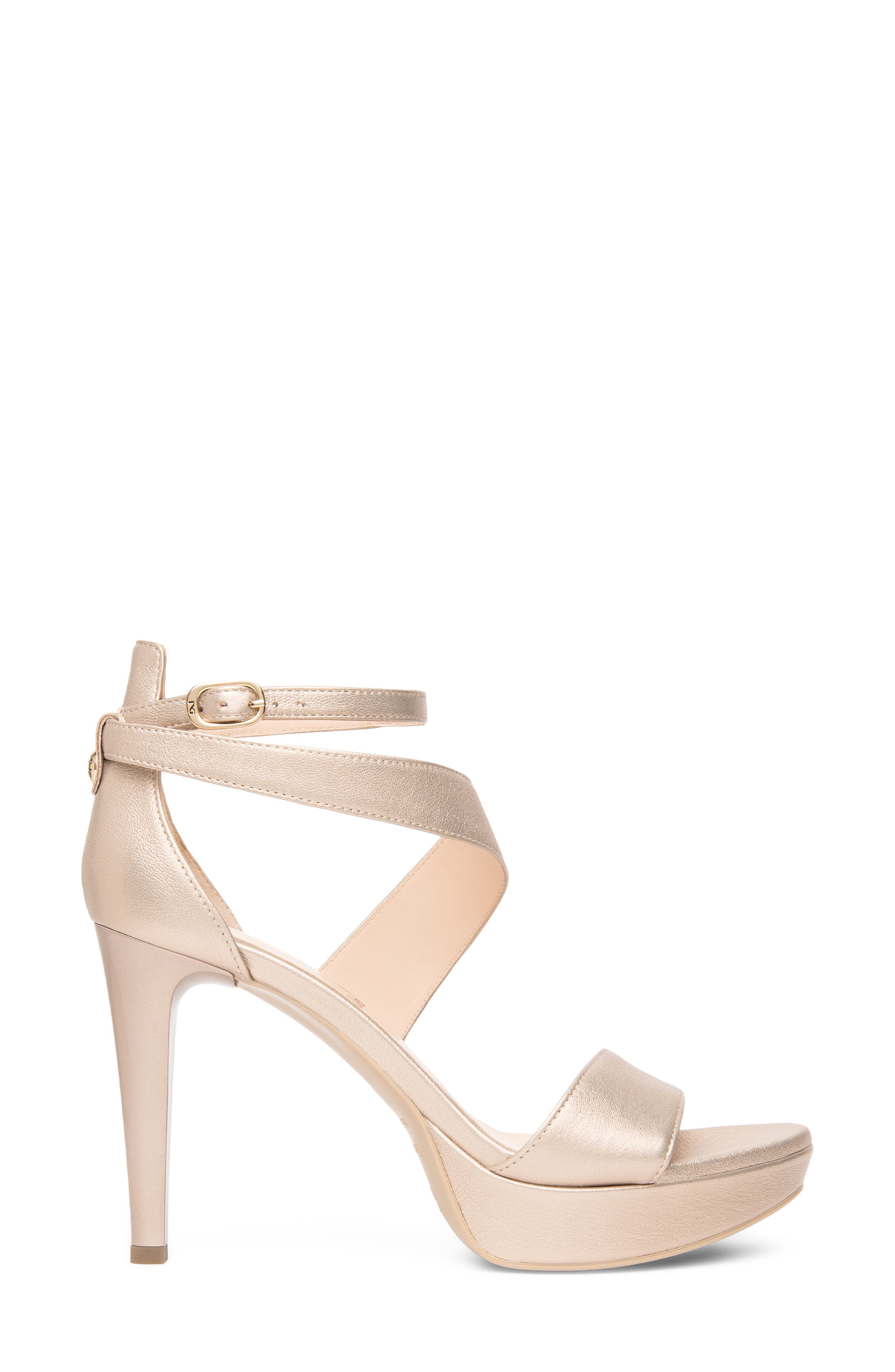 Platform Sandal, Alternate, color, CHAMPAGNE