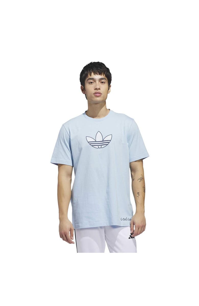 adidas Men's adidas Light Blue Italy National Team 2026 Away Jersey Hook T-Shirt, Main, color, Light Blue