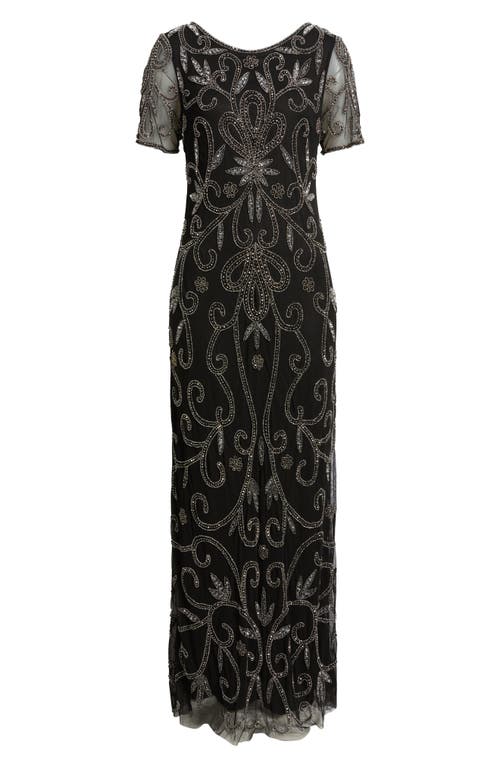 Pisarro Nights Beaded Gown In Multi