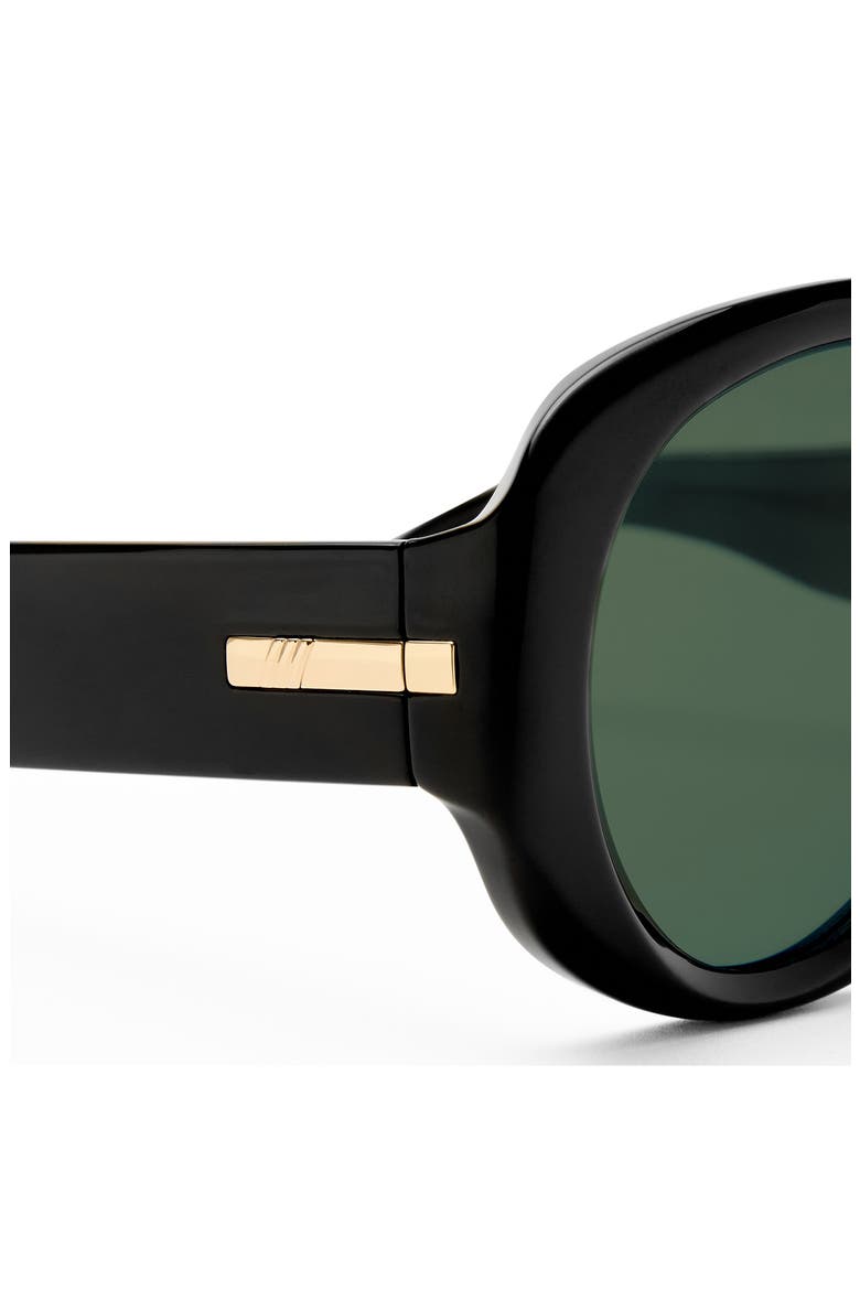 Dream Boat 57mm Polarized Aviator Sunglasses, Alternate, color, BLACK / KHAKI MONO POLARIZED