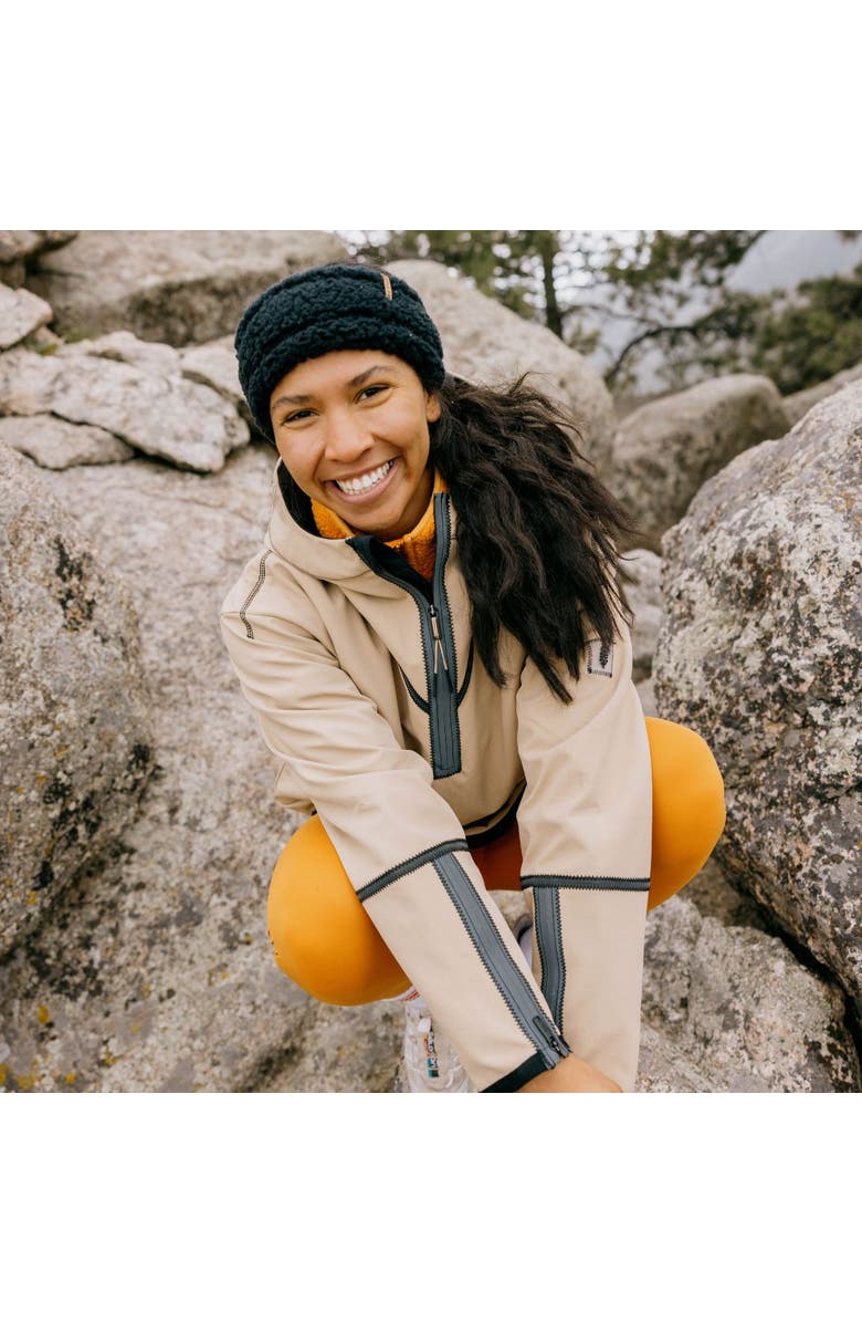 Turtle Fur Fleece Full Send Wide Band Headband, Alternate, color, Black