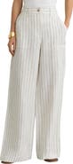 Reiss Ashby Wide Leg Linen Pants