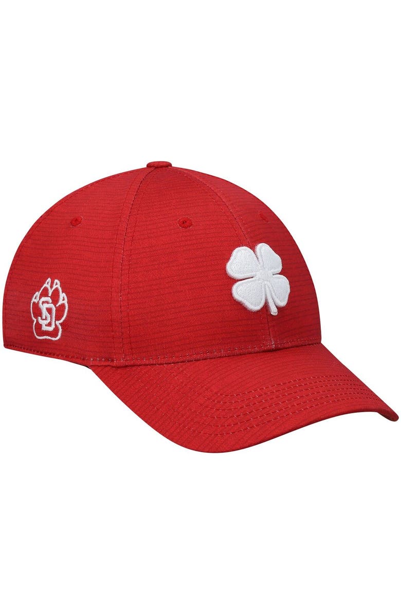 Black Clover Men's Red South Dakota Coyotes Crazy Luck Memory Fit Flex Hat, Main, color, Red