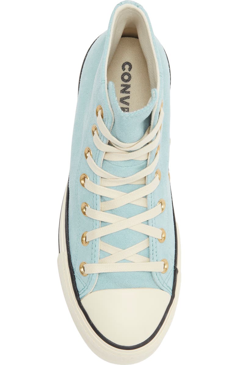 Converse Chuck Taylor<sup>®</sup> All Star<sup>®</sup> Lift High Top Sneaker, Alternate, color, Vernal Pool/ Natural Ivory