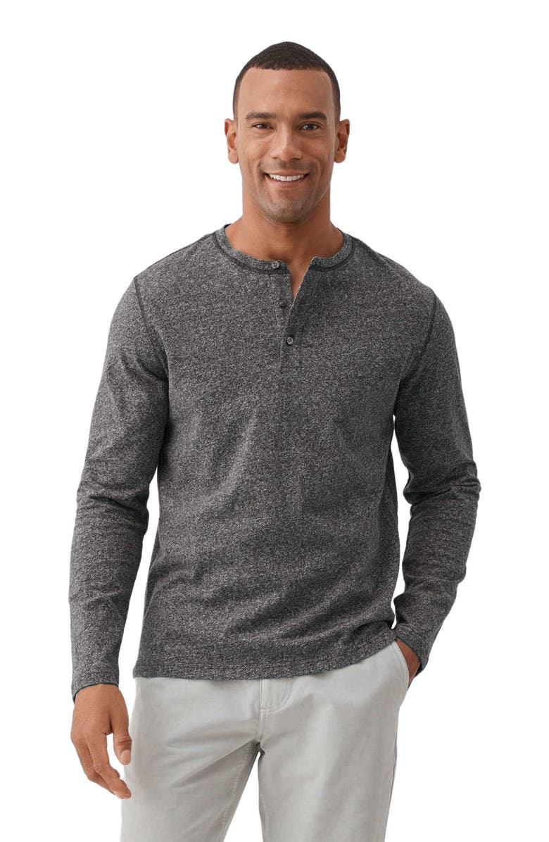 Surfside Supply Co. Sean Sueded Jersey Henley, Main, color, 