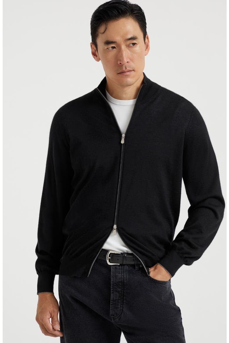 Lightweight cardigan, Alternate, color, Black
