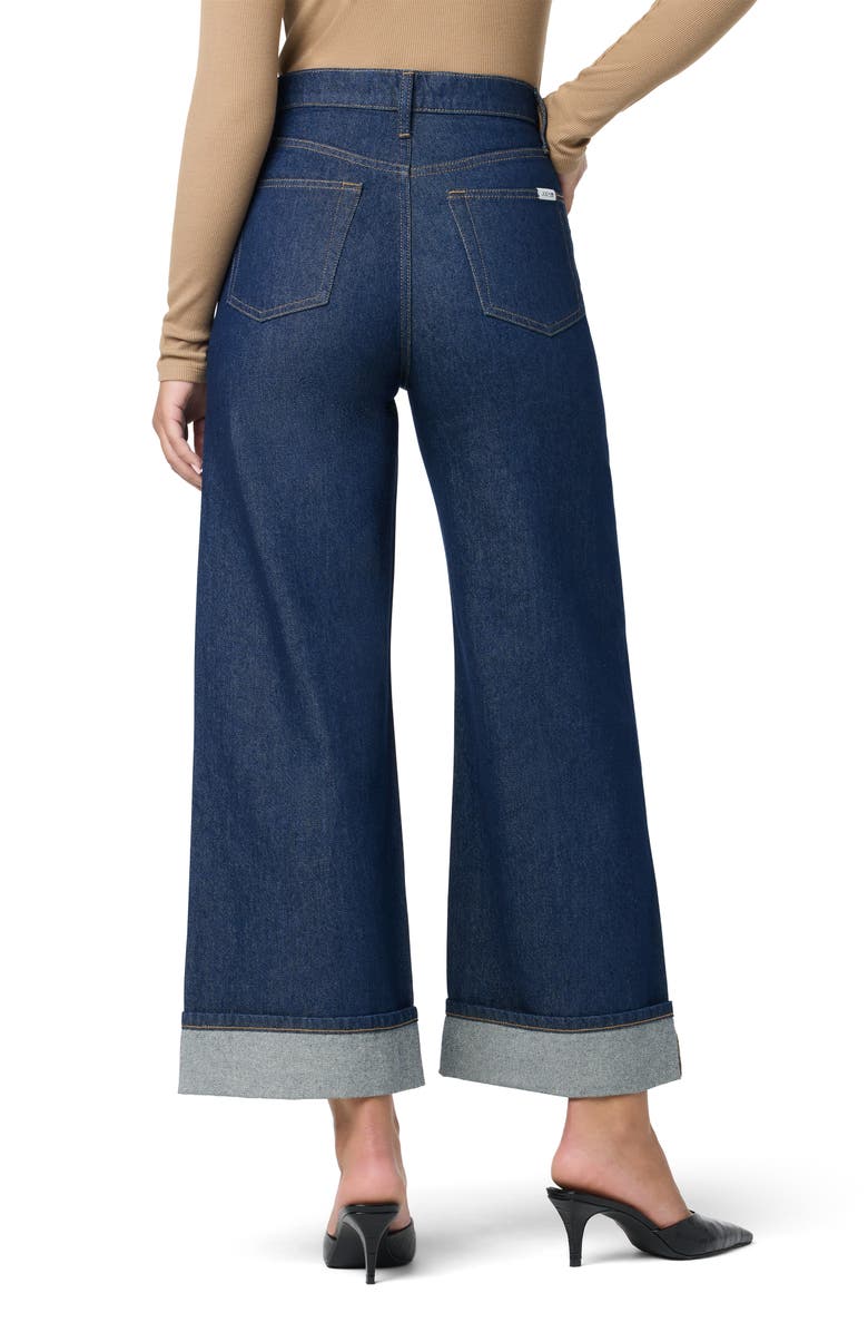 Joe's Cuffed High Waist Ankle Wide Leg Jeans, Alternate, color, Hackney
