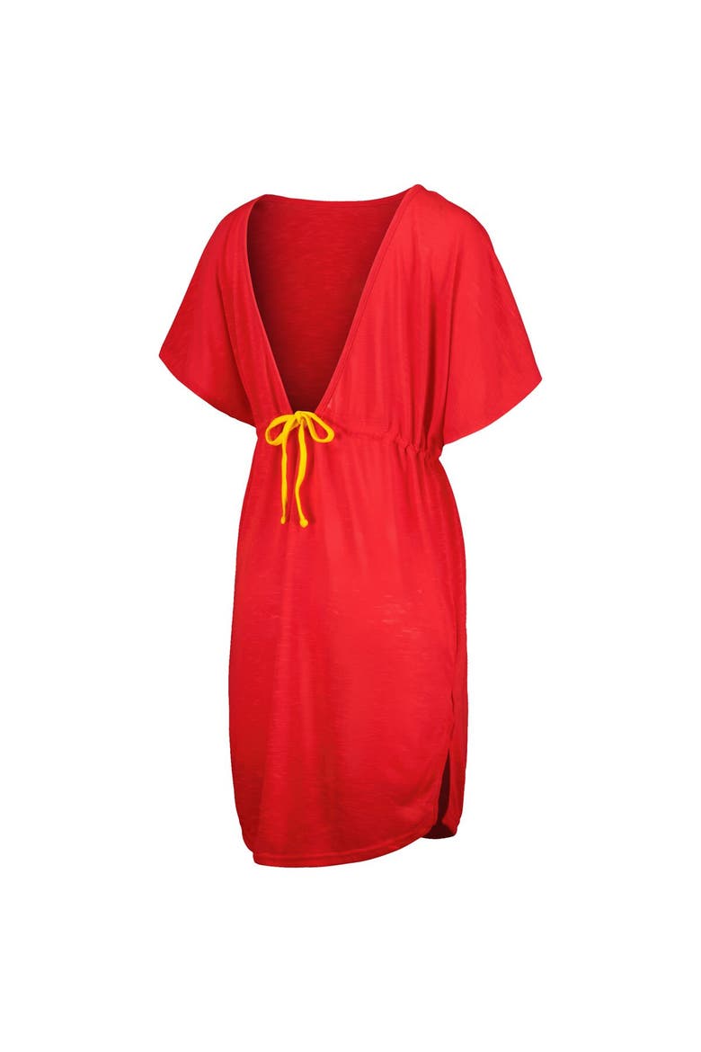 Women's G-III 4Her by Carl Banks Red Kansas City Chiefs Versus Swim Cover-Up, Alternate, color, Red