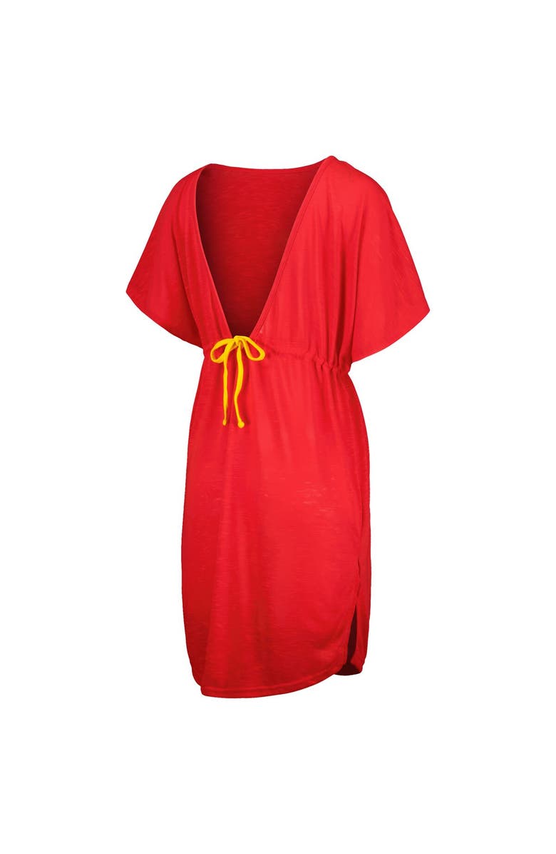 G-III 4HER BY CARL BANKS Women's G-III 4Her by Carl Banks Red Kansas City Chiefs Versus Swim Cover-Up, Alternate, color, Red