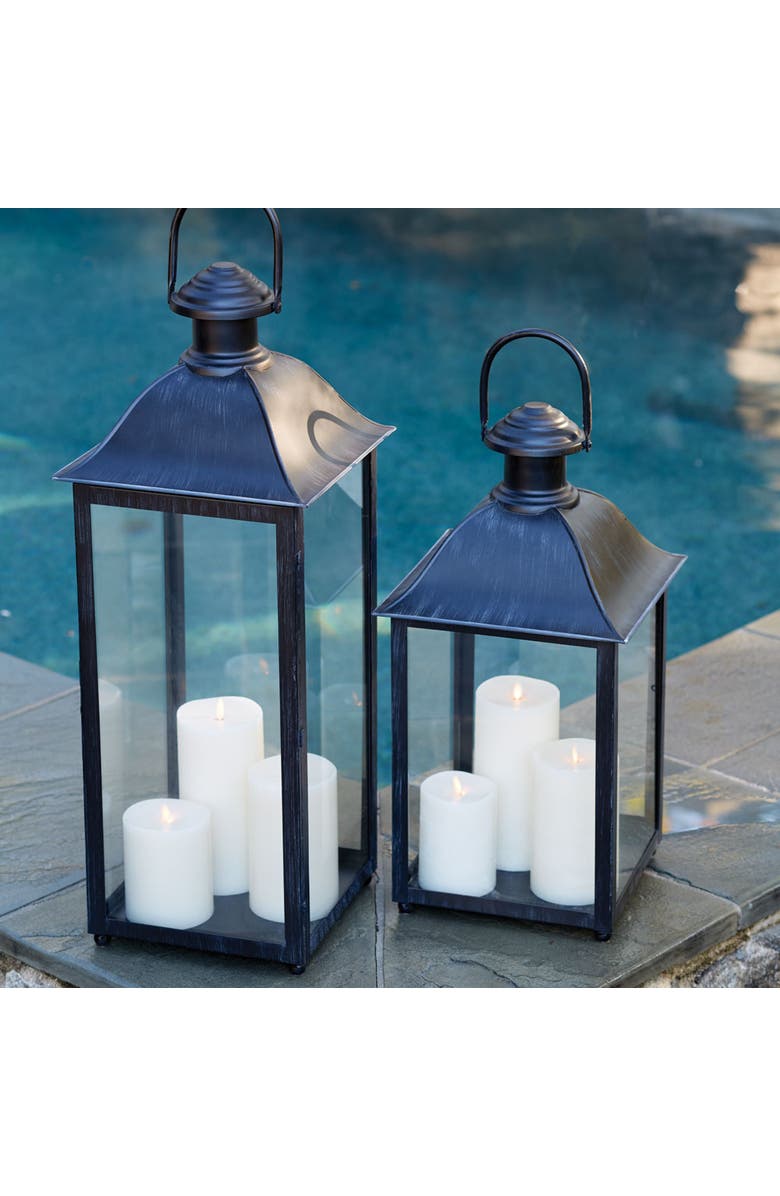 Napa Home & Garden Coach House Outdoor Lantern 30", Alternate, color, Black