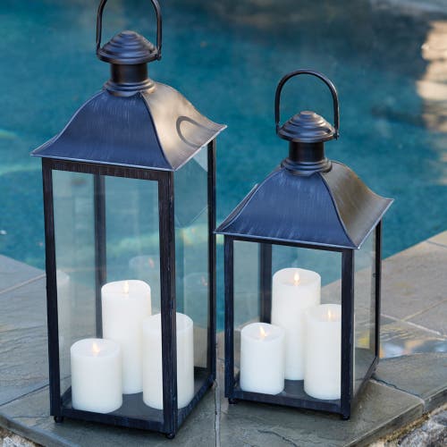 Napa Home & Garden Coach House 30in Outdoor Lantern In Black