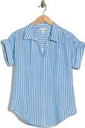 Caslon® Duo Gauze Button-Up Shirt