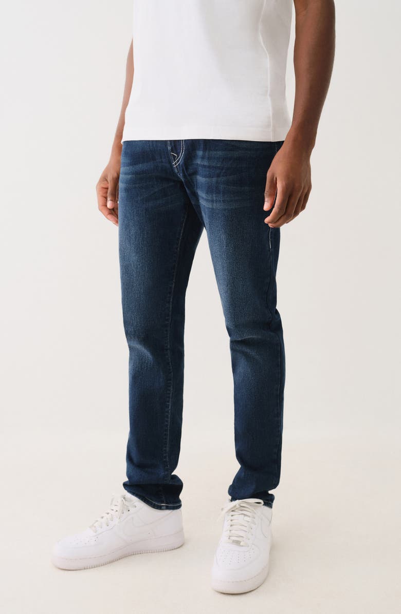 True Religion Rocco Button Flap Pocket Single Needle Skinny Jeans, Alternate, color, 