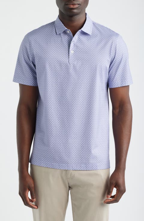 Victor OoohCotton® Palm Tree Print Polo
