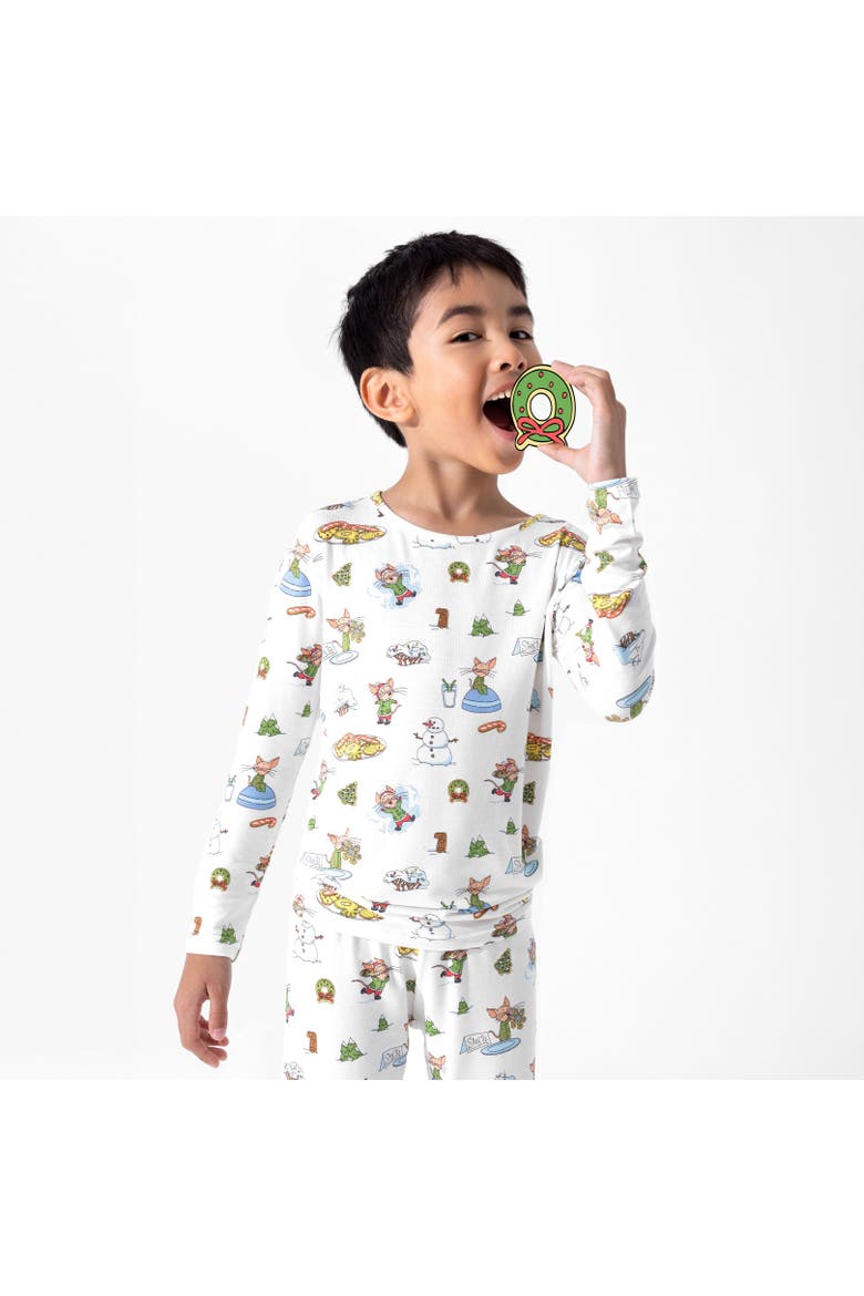 Kids' If You Give A Mouse A Cookie Christmas Set of 2 Piece Pajamas, Alternate, color, Mouse A Cookie Christmas
