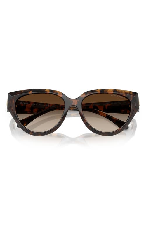 Michael Kors 55mm Gradient Cat Eye Sunglasses In Brown