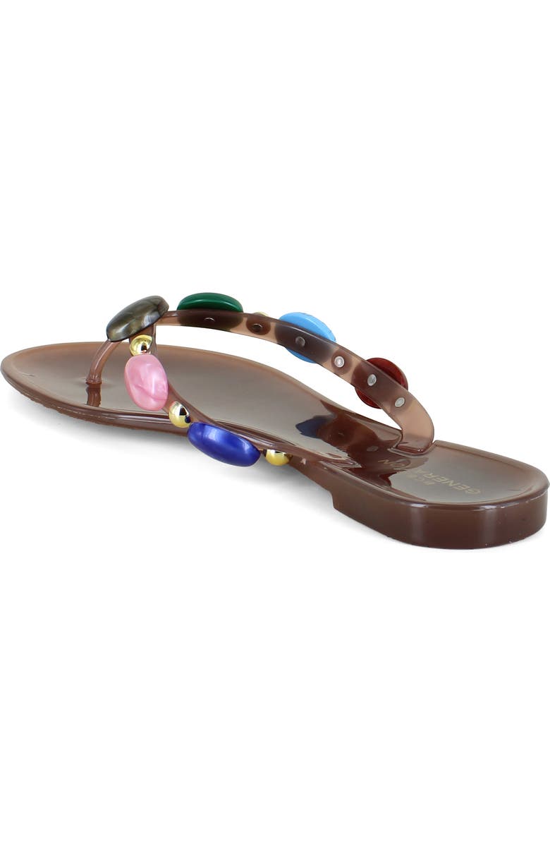 BCBG Uleema Flip Flop, Alternate, color, Brown