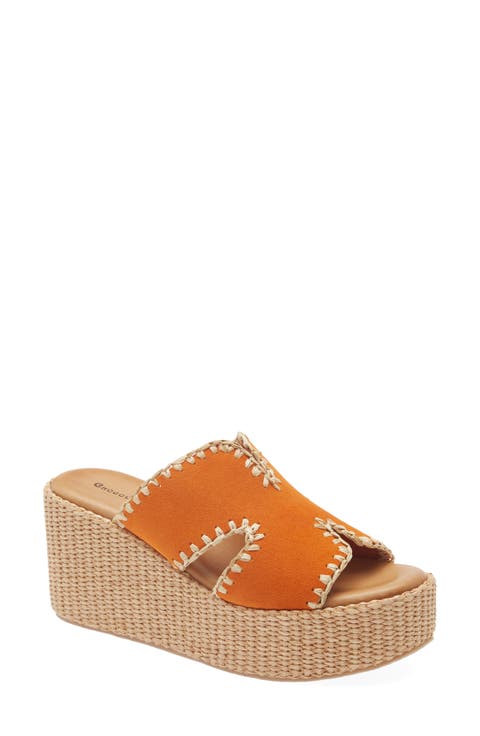 Jaxx Platform Wedge Sandal (Women)