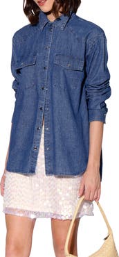 Walter Baker Becky Denim Top