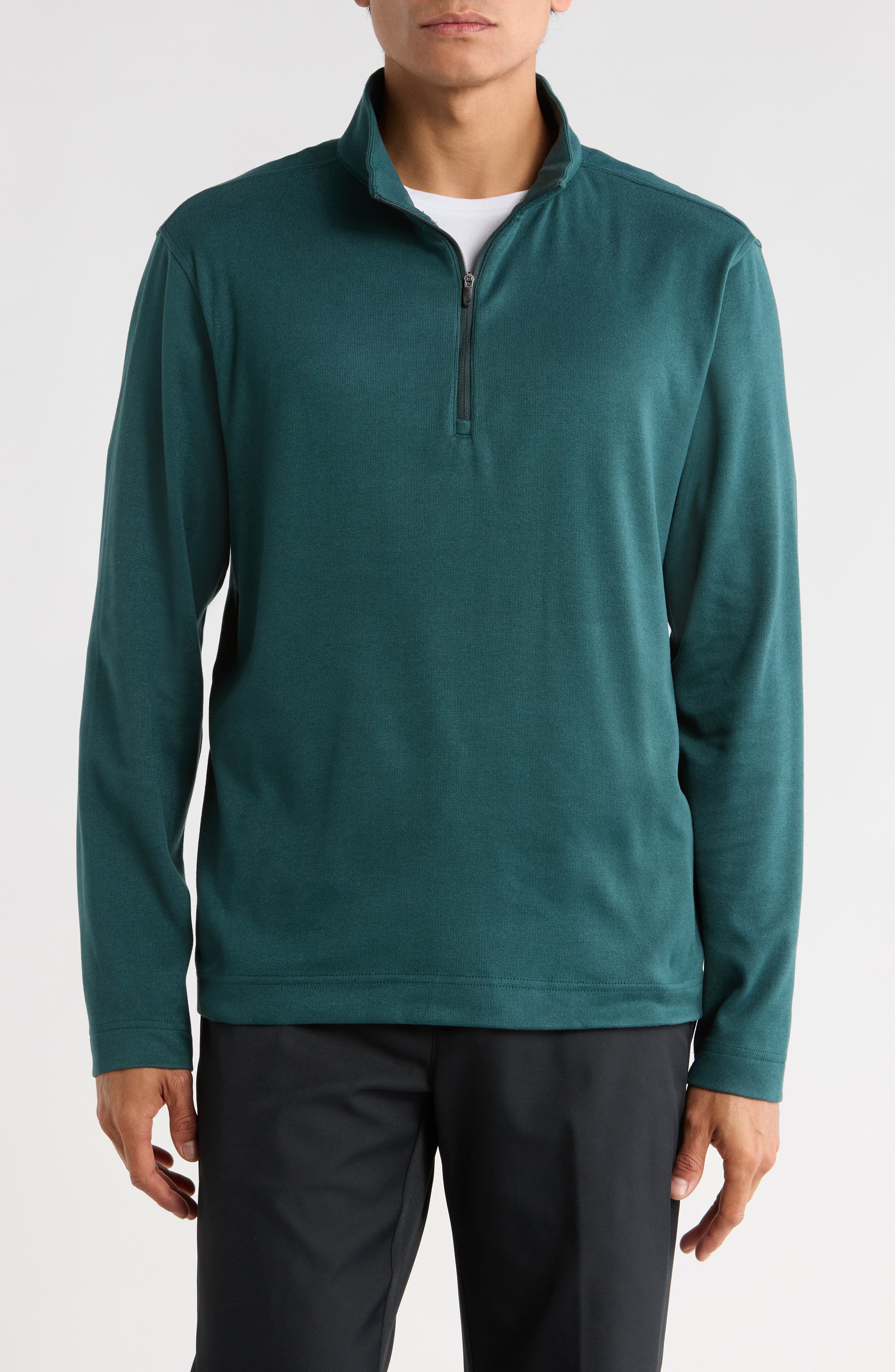 Greg Norman Quarter Zip Knit Pullover
