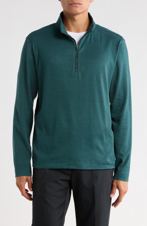 Quarter Zip Knit Pullover