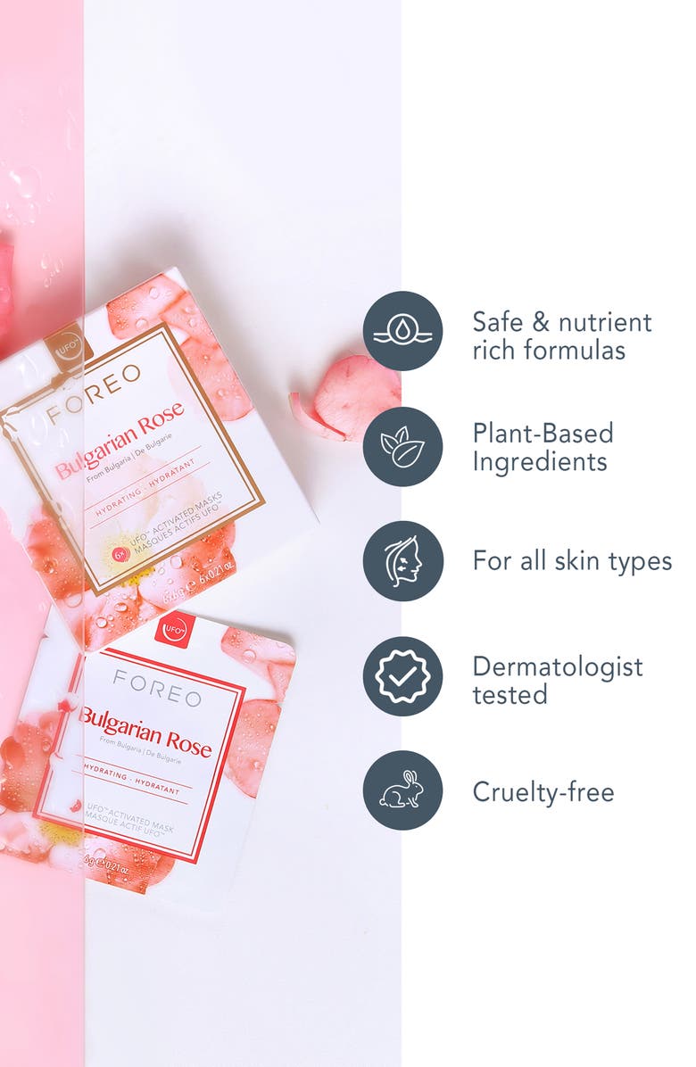 FOREO UFO Mask Bulgarian Rose, Alternate, color, NO COLOR